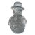 Late 20th Century Crystal Snowman by Waterford For Sale