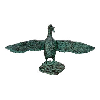 Bronze Duck Garden Fountain For Sale