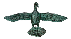 Bronze Duck Garden Fountain