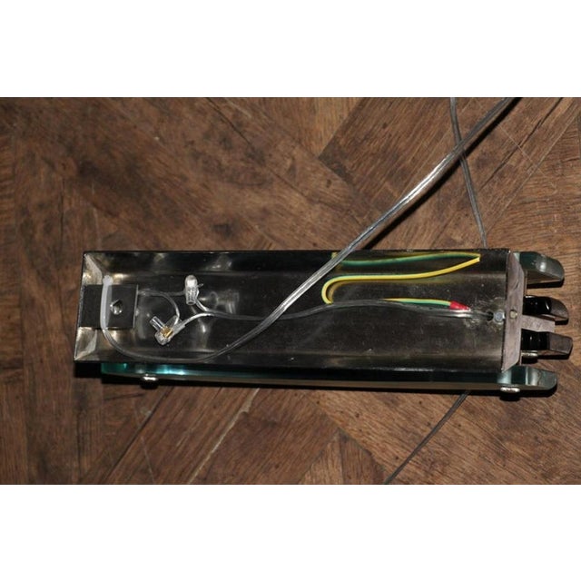 Sconces in Smoked and Light Green Glass in the style of Max Ingrand, 1960s, Set of 2 For Sale - Image 14 of 15