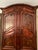 18th Century French Louis XV Walnut Armoire With Burr Elm, Chevron Inlay, Circa 1770 For Sale - Image 14 of 17