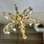 Rococo Chandelier With Gilt Putti and Hand-Painted Ir For Sale - Image 14 of 15