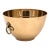 Vintage 1960s Brass Bowl With Elephant Head Rings, Mid-Century Ice Bucket or Planter For Sale