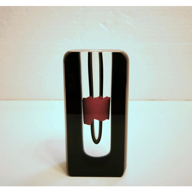 Vase by Pavel Havelka for Princ Art Glass, Czech Republic, 1990s For Sale - Image 14 of 18