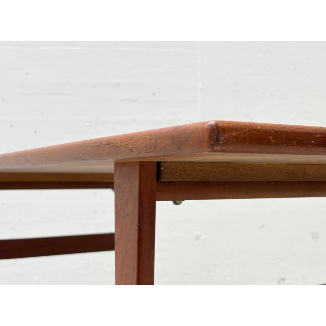Wood Mid-Century Teak Coffee Table, 1970s For Sale - Image 7 of 18