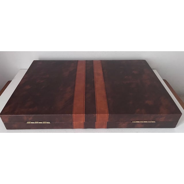 Vintage 24" Backgammon Classic Portable Complete Set For Sale In New York - Image 6 of 9