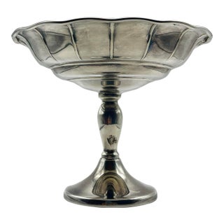 Early 20th Century Silver Plated Compote Dish For Sale