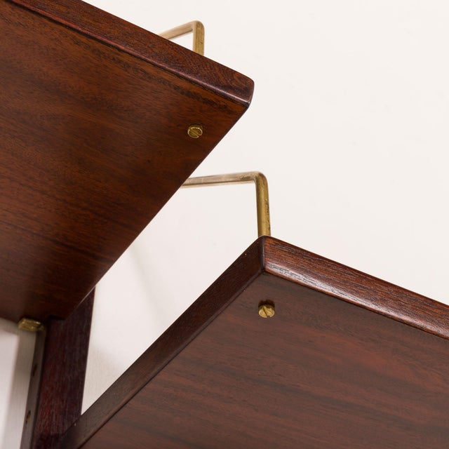 Rosewood Wall Unit with Desk by Hansen and Guldborg, Denmark, 1960s For Sale - Image 16 of 18