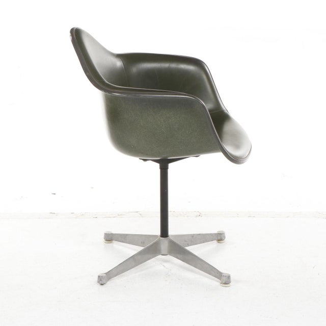 1960s Vintage Eames for Herman Miller Upholstered Fiberglass Armchair