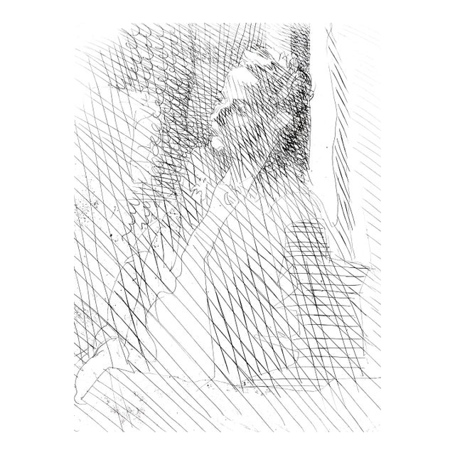 Jacques Villon - Woman - Original Etching Circa 1949 For Sale