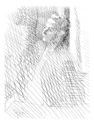 Jacques Villon - Woman - Original Etching Circa 1949