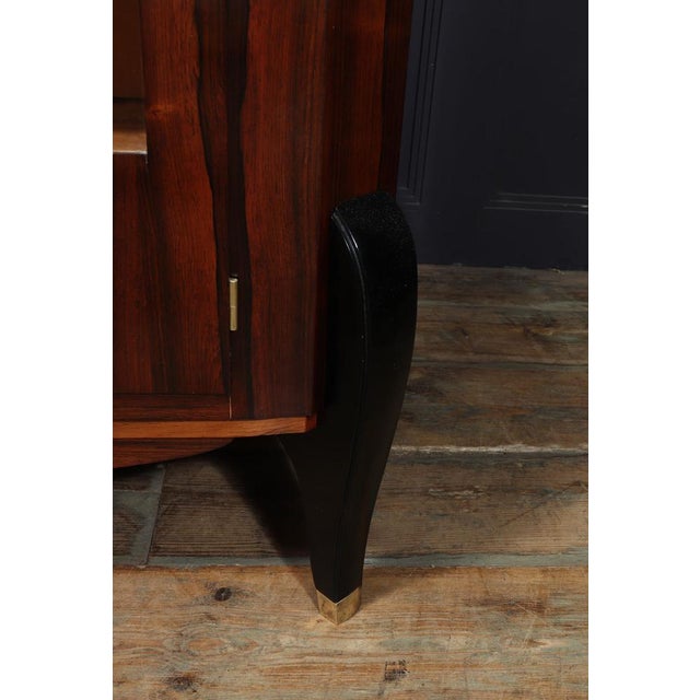 Art Deco French Display Cabinet in Rosewood, 1930s For Sale - Image 13 of 16
