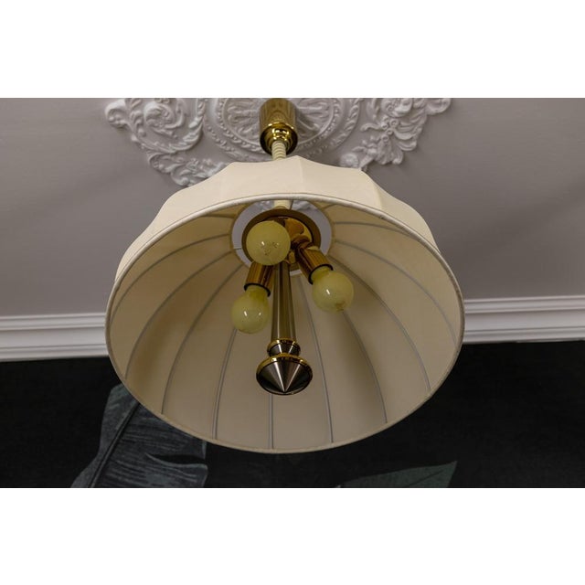 Three-Light Adjustable Height Pendant Light, 1980s For Sale - Image 9 of 18