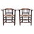 Mid 20th Century Pair of Spanish Horseshoe Back and Cane Armchairs For Sale - Image 15 of 18