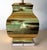 Hollywood Regency Pair Large Modern geometrical urn shape Brass Lamps For Sale - Image 3 of 6