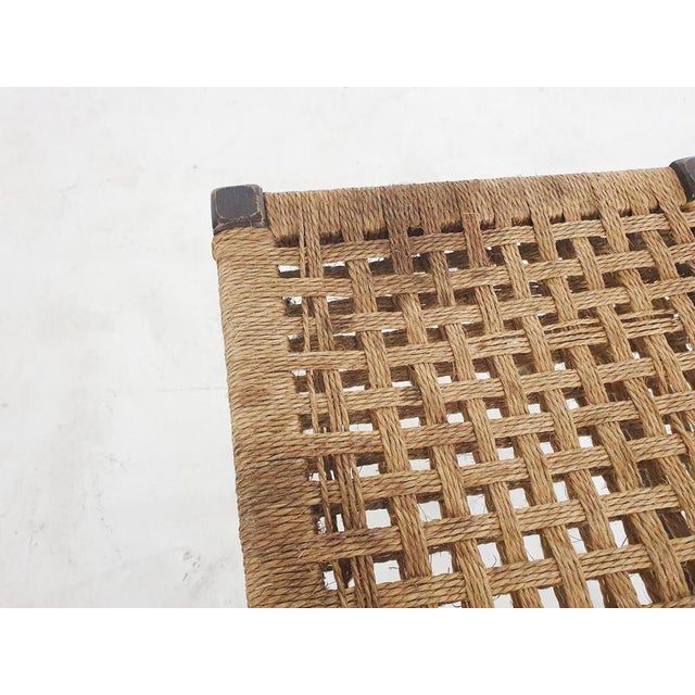 Small Rattan Stool, the Netherlands, 1950s For Sale - Image 4 of 6