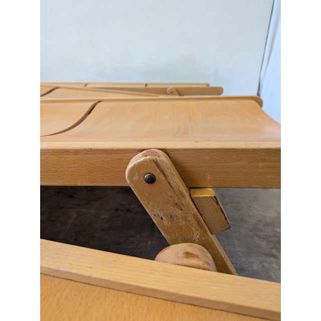Vintage Folding Wooden Daybed, 1970s For Sale - Image 4 of 18