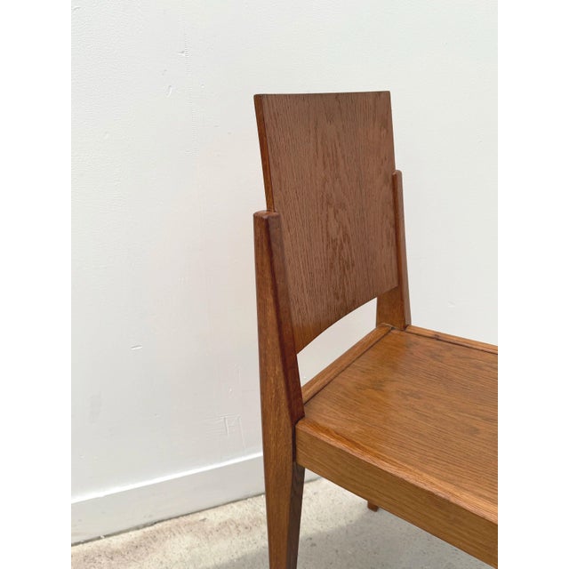 Vintage Wooden Chair, France, 1950 For Sale - Image 3 of 11