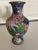 Brass Vintage Japanese Cloisonné Brass and Enamel Vase For Sale - Image 8 of 8
