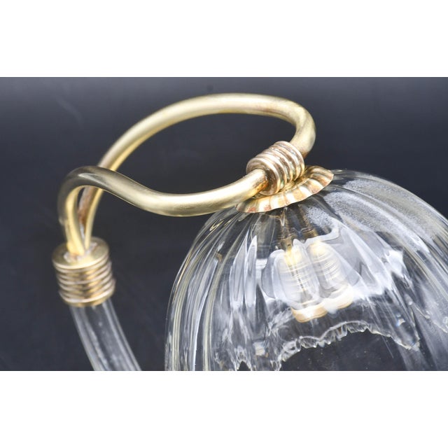 1940s Art Decò Murano Glass Barovier E Toso Table Lamp For Sale - Image 10 of 10