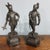 Large Vintage Spelter Figures, Set of 2 For Sale - Image 11 of 11