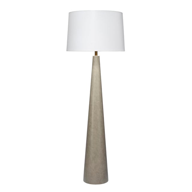 Alps Floor Lamp, Warm Grey Steel For Sale In Los Angeles - Image 6 of 6