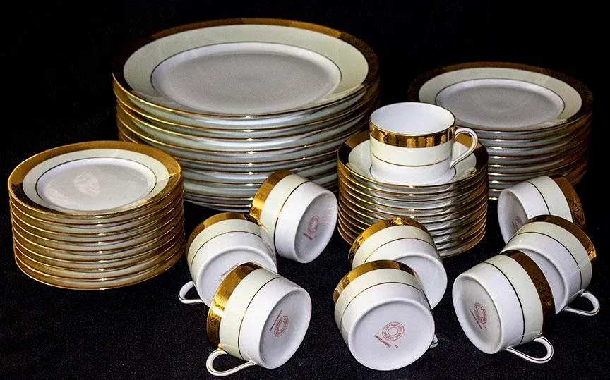 Rare Set C H. Field Haviland Limoges China - 62 Pieces -- Many