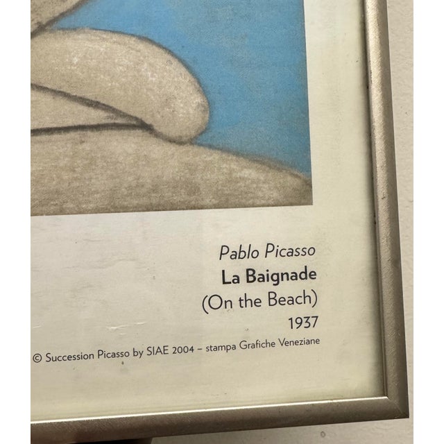 Art Print of Pablo Picasso's 1937 Work La Baignade On the Beach For Sale In Los Angeles - Image 6 of 12