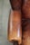 Animal Skin Vintage English Cowhide Wing Armchair For Sale - Image 7 of 13