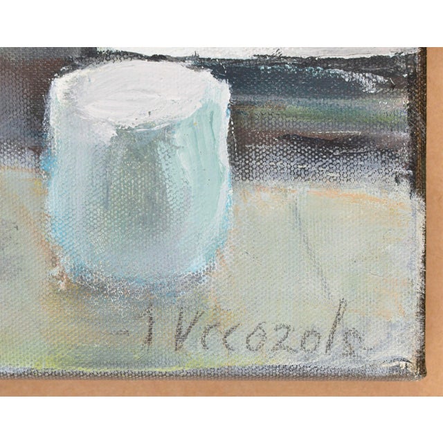 Imants Vecozols, a Group of Dishes, 2025, Oil on Canvas, in Very Good conditions. Designed from 2000 This piece has an...