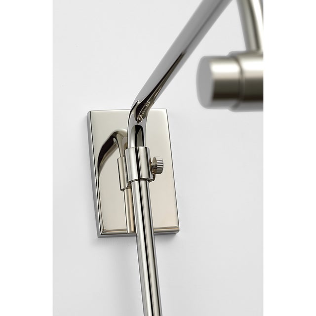 Silver Thomas O'Brien for Visual Comfort Signature Kidd 24" Frame Mount Picture Light in Polished Nickel For Sale - Image 8 of 12