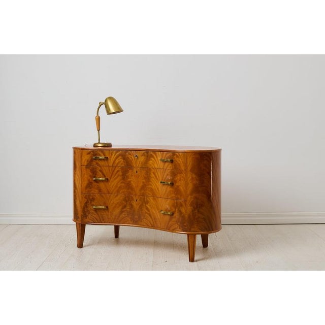Vintage Swedish Mahogany Sideboard by Axel Larsson for Bodafors, 1940 For Sale - Image 3 of 11