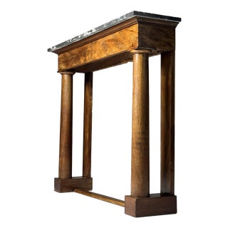 Empire Style Mahogany Side Table, 19th Century For Sale