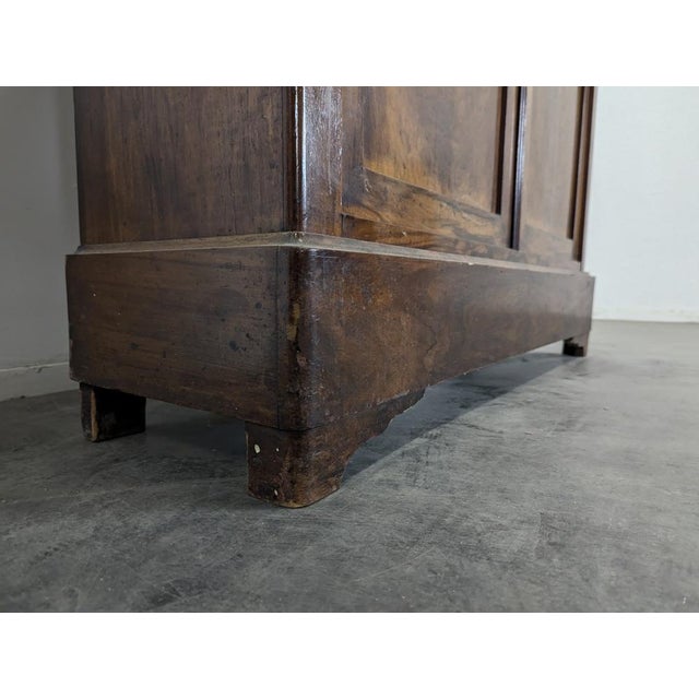 Louis Philippe Flame Mahogany Bookcase For Sale - Image 6 of 9