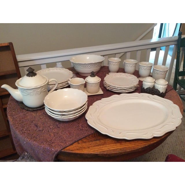 Chris Madden Corvella Ivory Tableware Chairish
