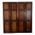Vintage Spanish Colonial Style Tooled Leather Four-Panel Folding Screen For Sale