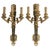 Empire Style Wall Lights in Gilded and Patinated Bronze, Set of 2 For Sale - Image 9 of 9