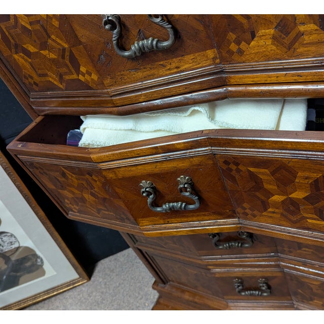 1990s Arte Brotto Vere Antichità, Italy Handmade Chest of Drawers For Sale In New York - Image 6 of 11