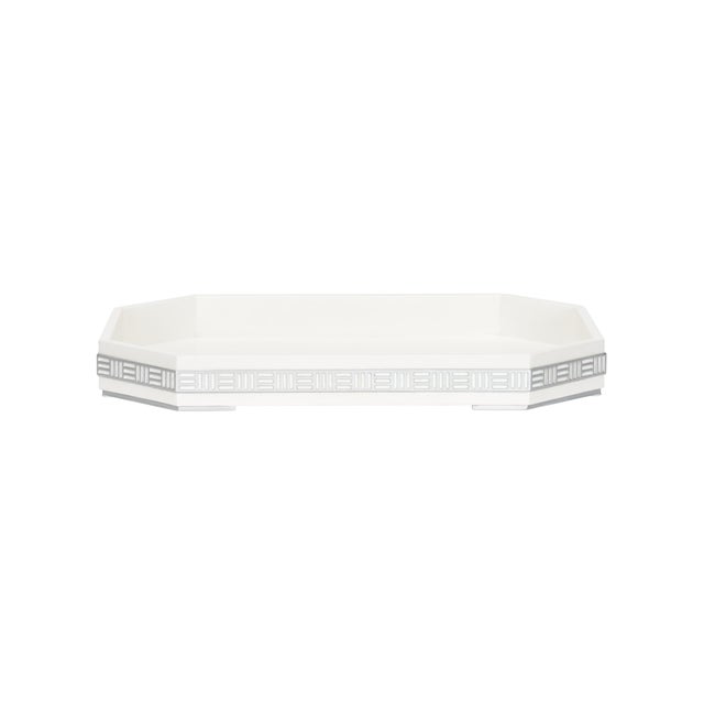 The Ambrose Tray has an exquisite design and luxurious accents make a statement in your space, reflecting your impeccable...