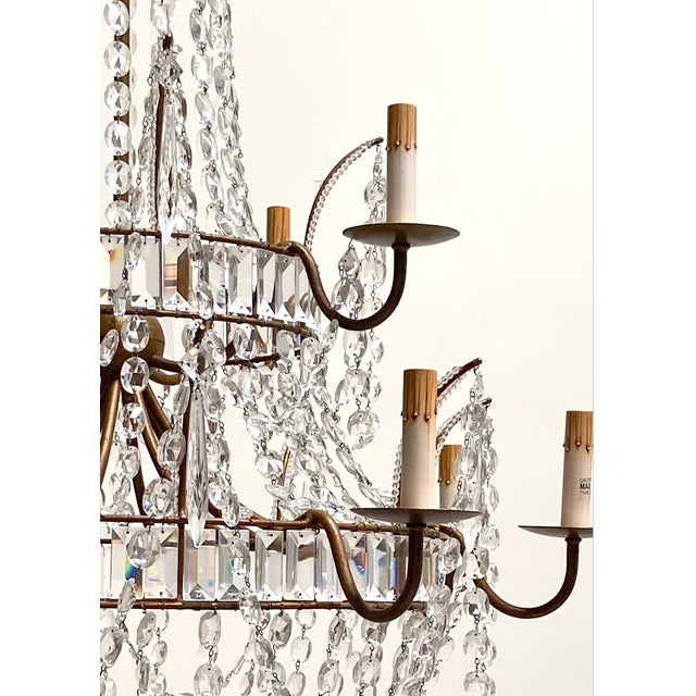 Extra Large Crystal Chandelier For Sale - Image 4 of 10