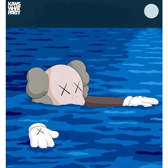 Figurative Kaws Tide Poster Brooklyn Museum For Sale - Image 3 of 4