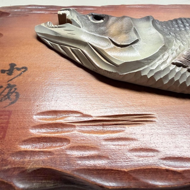 Japanese Salmon Wall Relief, 1970s For Sale - Image 10 of 11