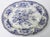 Late 19th Century White and Blue Platter From Asiatic Pheasants, Signed 19th Century For Sale - Image 5 of 5