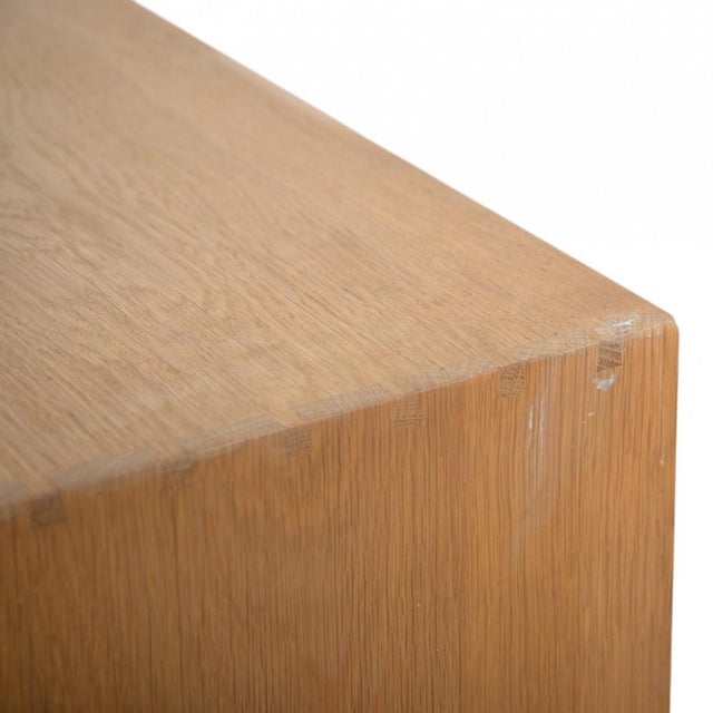 Brown Vintage Bookcase in Oak by Mogens Koch, 1980s For Sale - Image 8 of 14