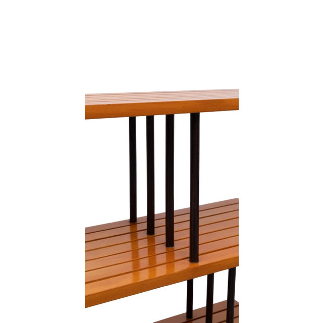 Handmade Slats Shelving System from Stokke, Holland, 1960s For Sale - Image 6 of 9