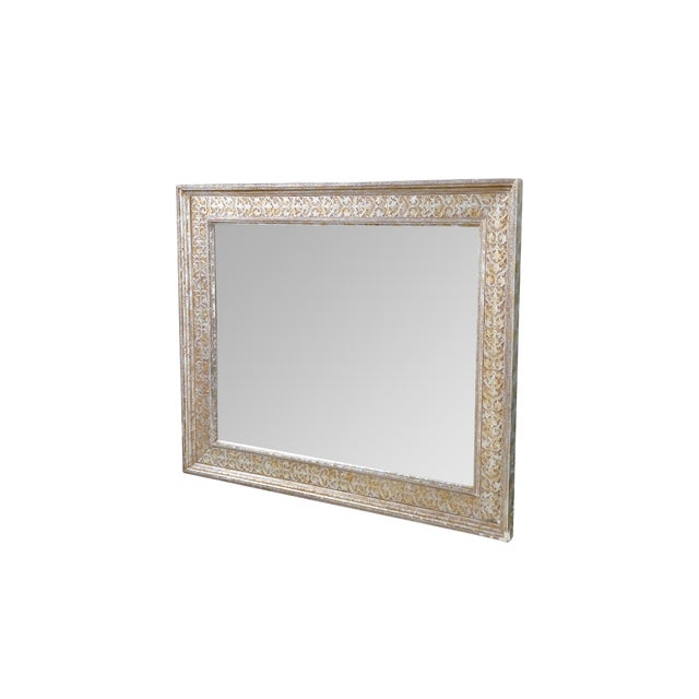 Rococo Vintage Clossons Cincinnati Baroque Rococo Arabesque Scrolled Wall Mantel Mirror For Sale - Image 3 of 13