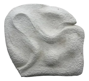 Anthroposophical Gibs Wall Sculpture in Plaster by Armin Naldi 2000s, 2000s