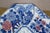 Ceramic Late 20th Century Japanese Imari Red White & Blue Octagonal Chrysanthemum Pagoda Platter For Sale - Image 7 of 16