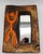Glass Mid-Century Modern French Ceramic Mirror, 1960s For Sale - Image 7 of 16