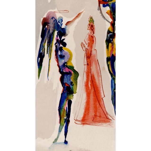 Salvador Dali, The Angels of the Empyrean, Woodcut For Sale - Image 3 of 9